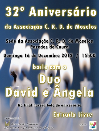 ACRDM apaga 32 velas com festa simples