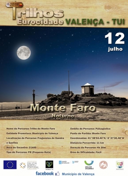 Câmara de Valença promove este sábado caminhada noturna