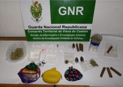 Valença: GNR deteve 10 indivíduos por posse e tráfico de droga