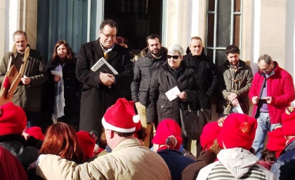 Monção: APPACDM cantou as Janeiras nos Paços do Concelho