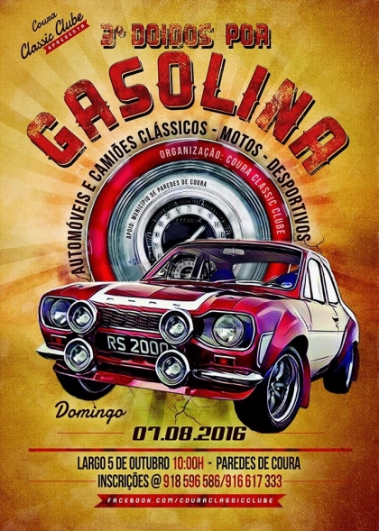 Paredes de Coura: III edição do 'Doidos por Gasolina' realiza-se a 7 de agosto