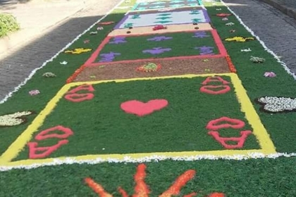 Melgaço: Tapetes floridos prometem voltar a deslumbrar no feriado de Corpo de Deus