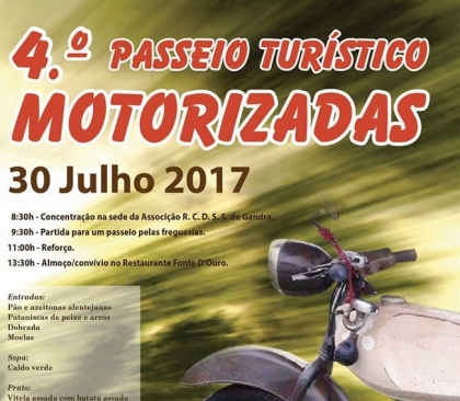 Valença: Associação de Gandra realiza Passeio Turístico em Motorizadas no dia 30