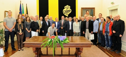 Viana: José Maria Costa recebeu grupo de reitores polacos na Câmara Municipal